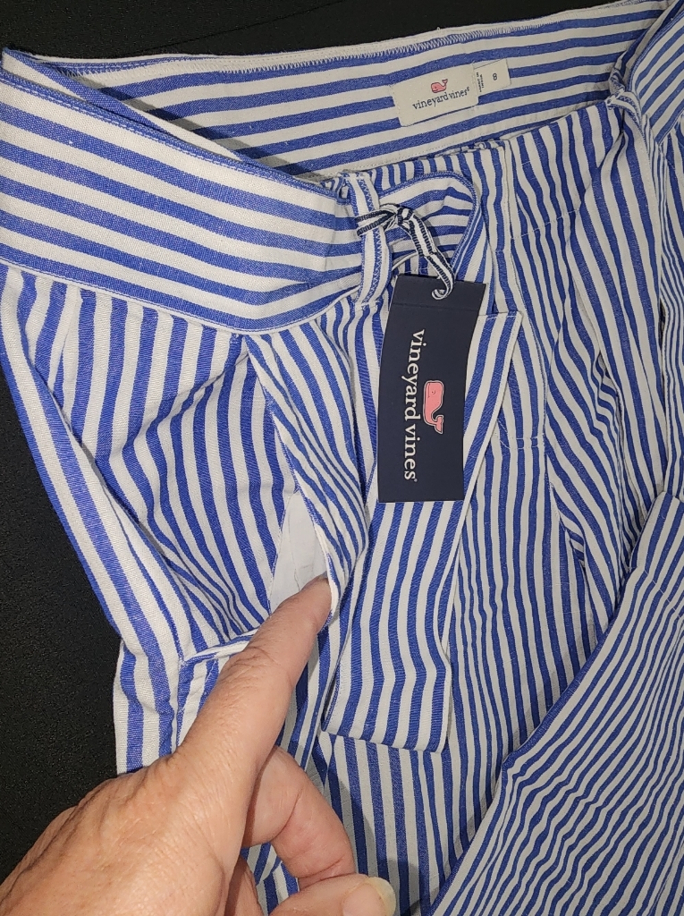 Vineyard Vines Blue & White Striped Pants - Picture 3 of 9